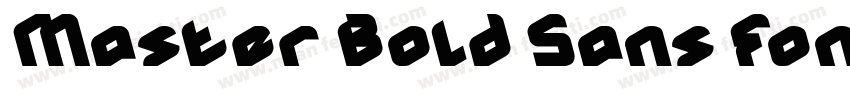 Master Bold Sans Fon字体转换